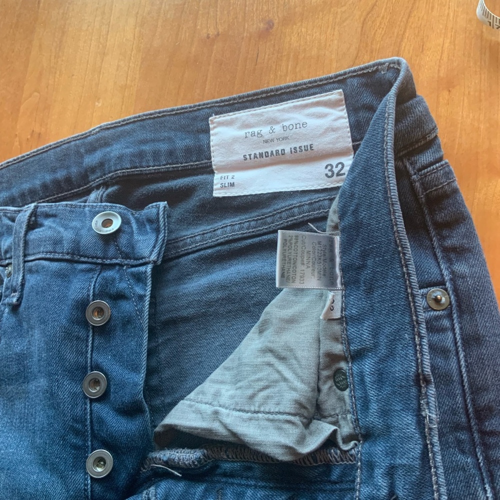 Rag & Bone Men's Blue Jeans